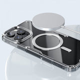 Nillkin iPhone 16 -suojakuori Nature Pro Series MagSafe, läpinäkyvä