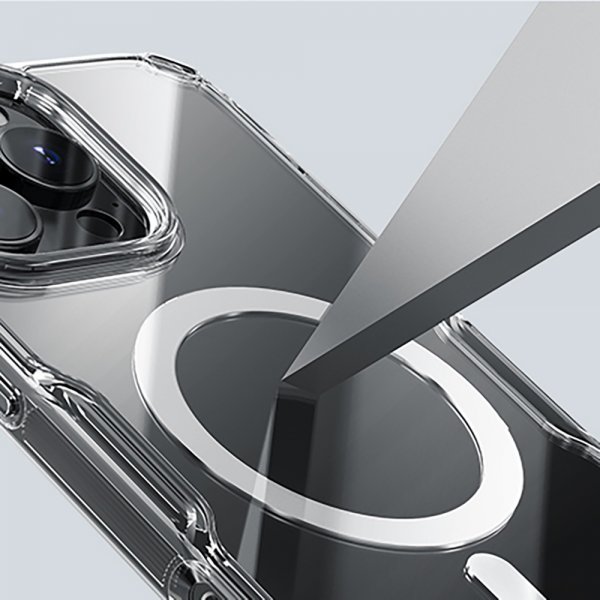 Nillkin iPhone 16 Pro -kuori Nature Pro Series MagSafe Läpinäkyvä