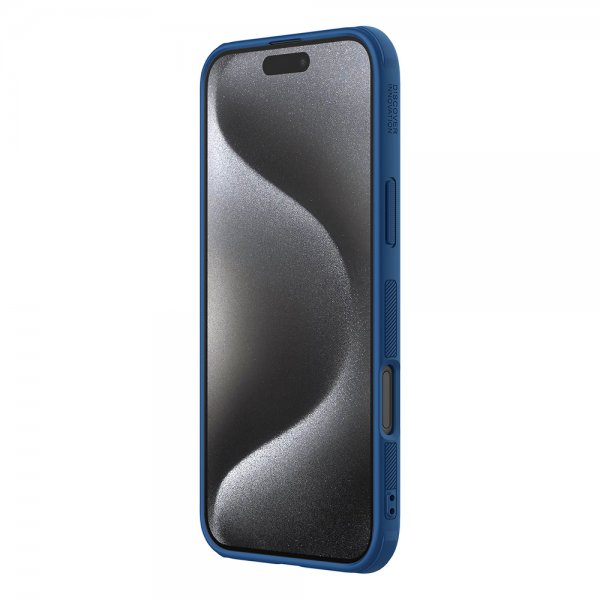 Nillkin iPhone 16 Pro Kuori Super Frosted Shield Pro Sininen