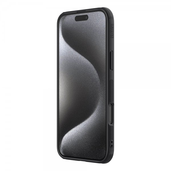 Nillkin iPhone 16 Pro Kuori Super Frosted Shield Pro Musta