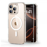 ESR iPhone 16 Pro Max -suojakuori ja -näytönsuoja Classic Hybrid MagSafe Set läpinäkyvä