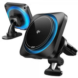 ESR Autoteline Qi2 Air Vent/Dashboard Wireless Car Charger CryBoost HaloLock, musta