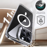 ESR iPhone 16 Pro Kuori ja Näytönsuoja Classic Hybrid Kickstand MagSafe Setti Läpinäkyvä