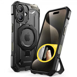 Supcase iPhone 16 Suojakuori UB Grip MagSafe Musta