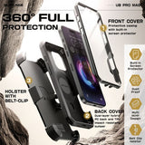 Supcase iPhone 16 Pro Max -suojakuori UB Pro MagSafe Musta