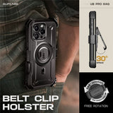 Supcase iPhone 16 Pro Max -suojakuori UB Pro MagSafe Musta