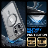 Supcase iPhone 16 Pro Max -suojakuori UB Mag Harmaa