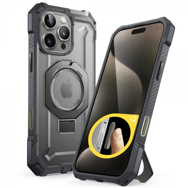 Supcase iPhone 16 Pro Kuori UB Grip MagSafe Harmaa