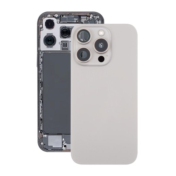 iPhone 16 Pro Max Takalasi Täydellinen OEM - Luonnon Titaani