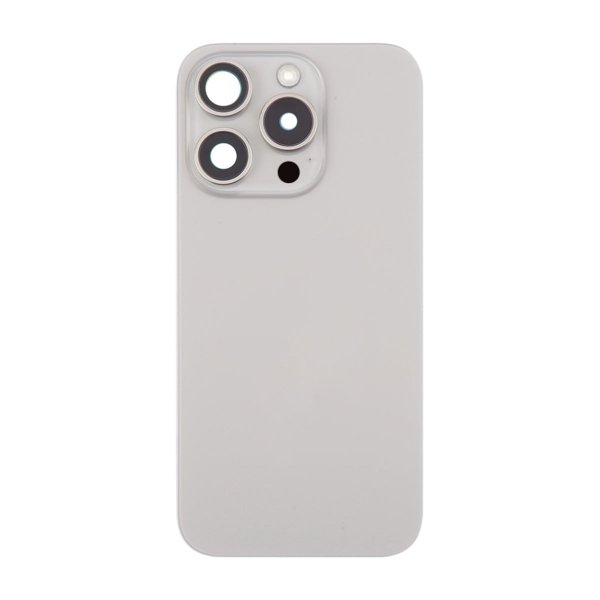 iPhone 16 Pro Max Takalasi Täydellinen OEM - Luonnon Titaani
