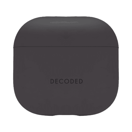 Decoded AirPods 4 -kuoret Silicone AirCase Phantom Black