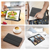 Dux Ducis Samsung Galaxy Tab S9 Plus/S9 FE Plus/S10 Plus Kotelo DOMO Series Musta