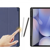 Dux Ducis Samsung Galaxy Tab S9 Plus/S9 FE Plus/S10 Plus Kotelo DOMO-sarja Sininen