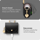 Spigen AirPods 4 -kuori Cyrill Mini Bag Musta