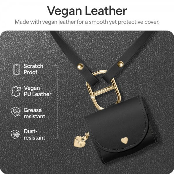 Spigen AirPods 4 -kuori Cyrill Mini Bag Musta