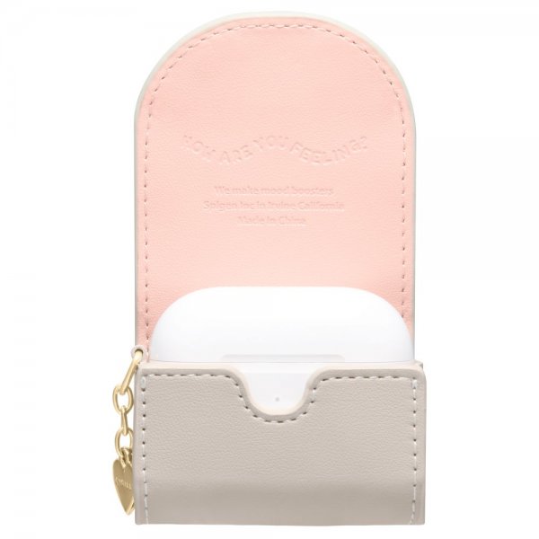 Spigen AirPods 4 -kotelo, Cyrill Mini Bag, beige