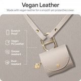 Spigen AirPods 4 -kotelo, Cyrill Mini Bag, beige