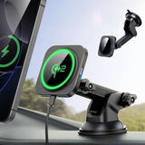 ESR Autoteline Qi2 Kojelauta Langaton Autolaturi HaloLock Musta