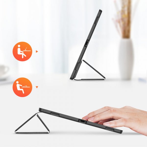 Dux Ducis Samsung Galaxy Tab S8 Ultra/S9 Ultra/S10 Ultra Kotelo DOMO Series Musta