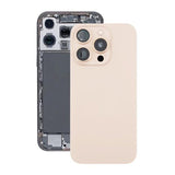iPhone 16 Pro Max Takaosa Lasi Täydellinen OEM - Hiekanvärinen titaani