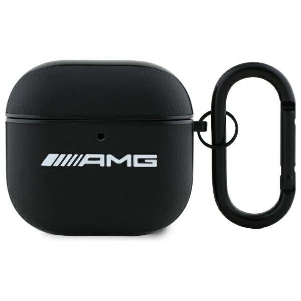 Mercedes Benz AirPods 4 Kuoret Aitoa Nahkaa AMG Musta