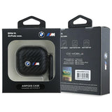 BMW AirPods 4 Kuori Hiilikuitu Kaksoislogo Musta
