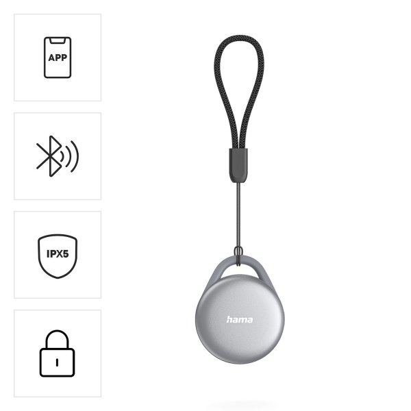 Hama Apple/Android Smart Tracker Avaimenhaku Laite Ladattava