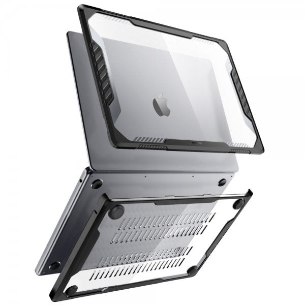 Supcase MacBook Air 15 M2 (A2941)/M3 (A3114) kuori Unicorn Beetle, musta