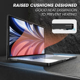 Supcase MacBook Air 15 M2 (A2941)/M3 (A3114) kuori Unicorn Beetle, musta