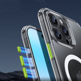 ESR iPhone 16 Pro Max Kuori ja Näytönsuoja Classic Pro MagSafe Set Läpinäkyvä