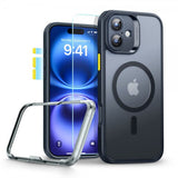 ESR iPhone 16 -kuori ja näytönsuoja Classic Pro MagSafe Set, musta
