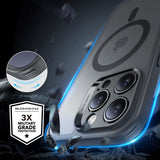 ESR iPhone 16 Pro Kuori ja Näytönsuoja Classic Pro MagSafe Setti Harmaa