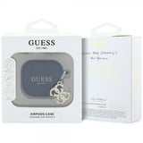 Guess AirPods 4 Classic Logo 4G Charm -kuori, musta