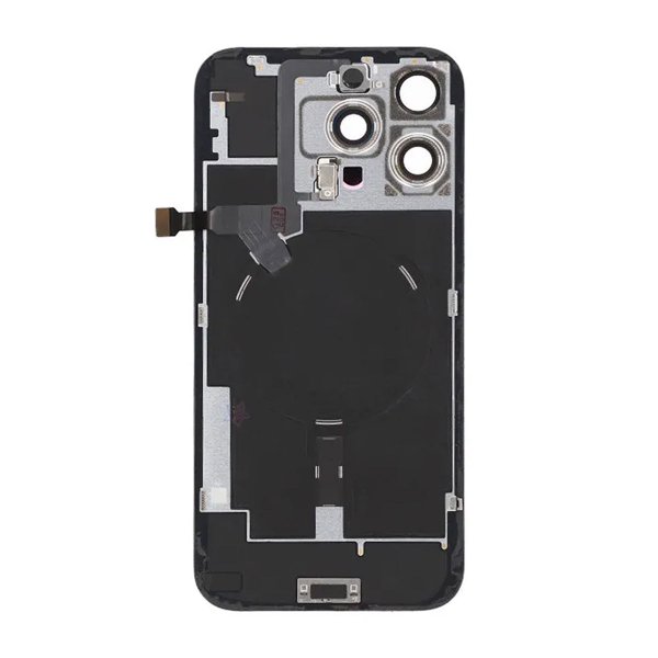 iPhone 16 Pro Max Takaosa Lasi Täydellinen OEM - Hiekanvärinen titaani