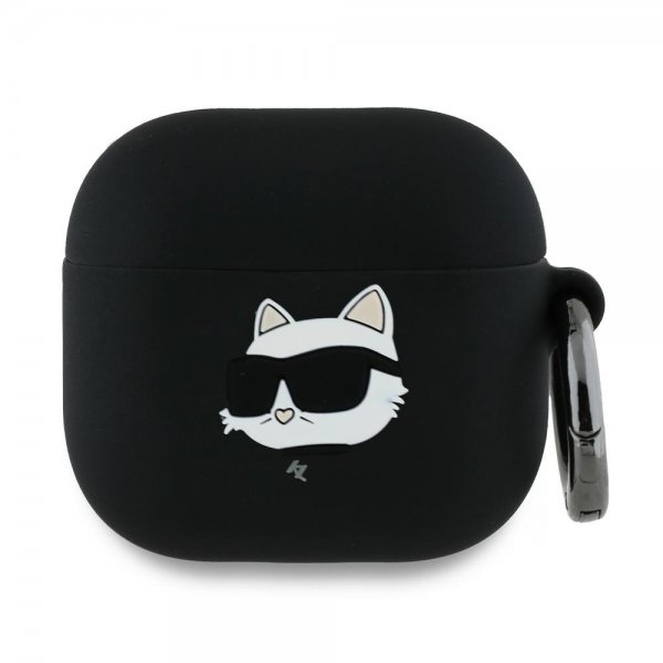 Karl Lagerfeld AirPods 4 Suojakuori Choupette 3D Musta