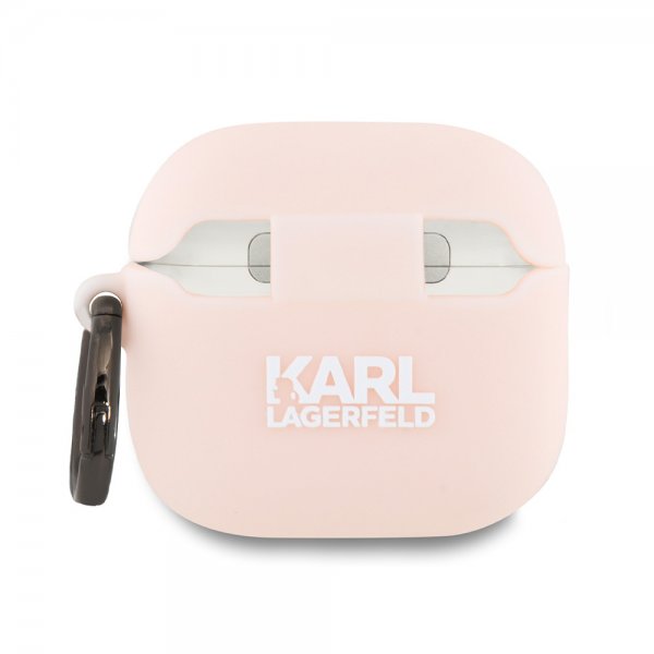 Karl Lagerfeld AirPods 4 Suojakuori Choupette 3D Pinkki