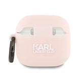 Karl Lagerfeld AirPods 4 Suojakuori Choupette 3D Pinkki
