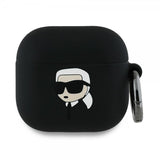 Karl Lagerfeld AirPods 4 -kuoret Karl 3D musta