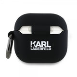 Karl Lagerfeld AirPods 4 -kuoret Karl 3D musta
