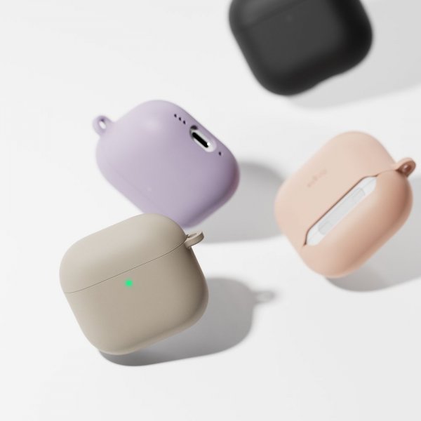 Ringke AirPods 4 -silikonisuoja, Pink Sand