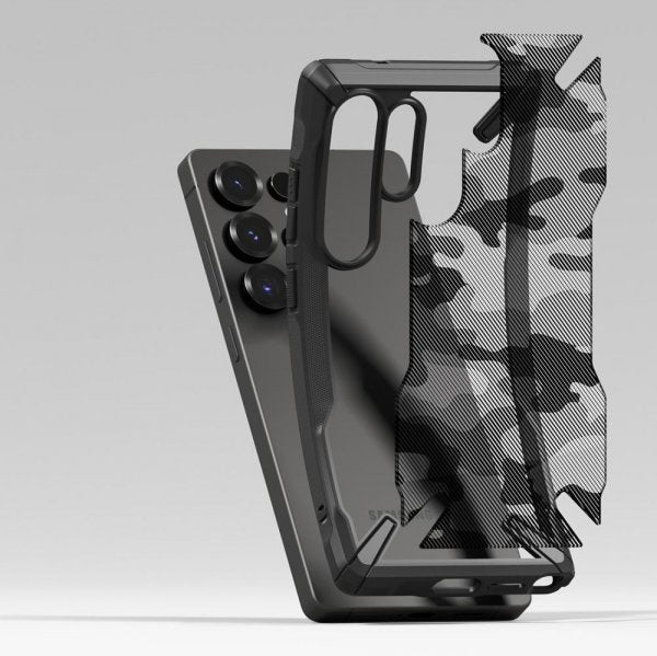 Ringke Samsung Galaxy S25 Ultra Kuori Fusion X Camo Black