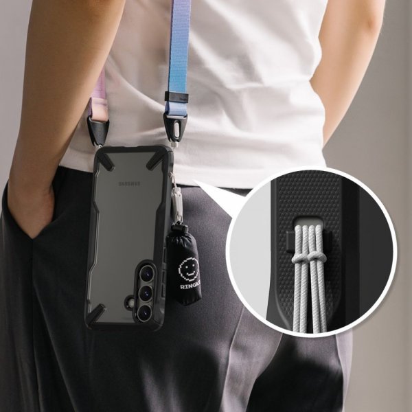 Ringke Samsung Galaxy S25 Plus Kuori Fusion X Musta
