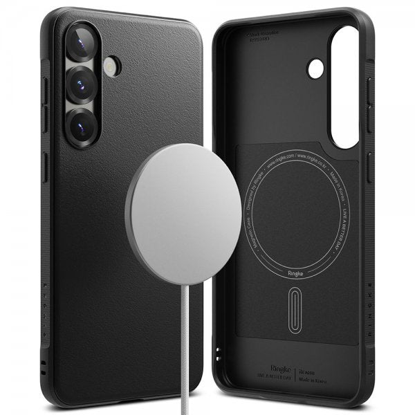 Ringke Samsung Galaxy S25 Plus -suojakuori Onyx Magnetic, musta