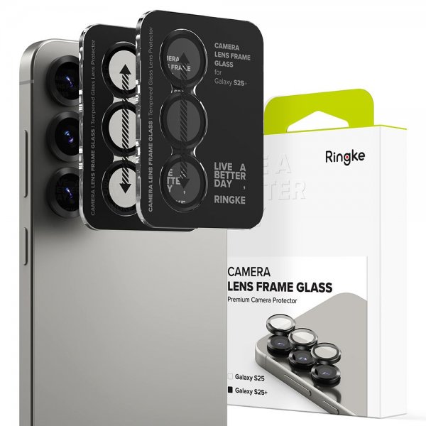 Ringke Samsung Galaxy S25 Plus Kameransuoja Camera Lens Frame 2-pakkaus