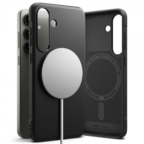Ringke Samsung Galaxy S25 -kuori Onyx Magnetic, musta