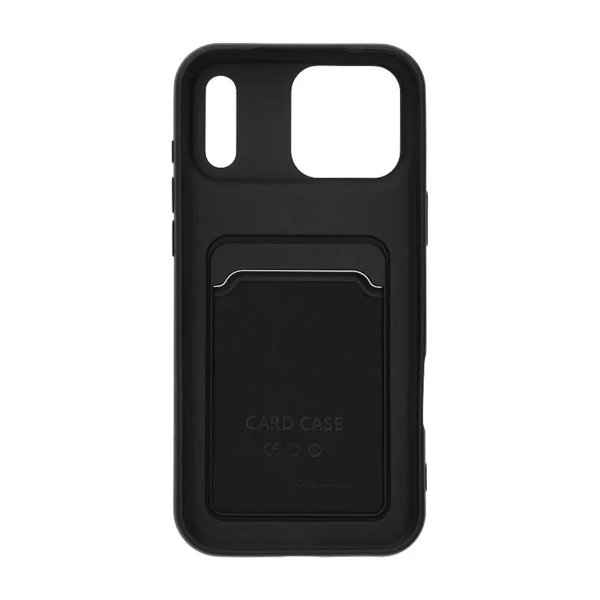 iPhone 17 Pro Max Kuori Korttiteline Musta