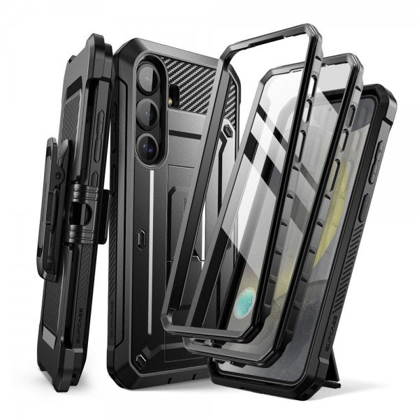 Supcase Samsung Galaxy S25 -suojakuori UB Pro Musta