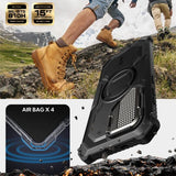 Supcase Samsung Galaxy S25 -suojakuori ArmorBox MagSafe Musta