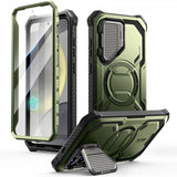 Supcase Samsung Galaxy S25 Kuori ArmorBox MagSafe Vihreä