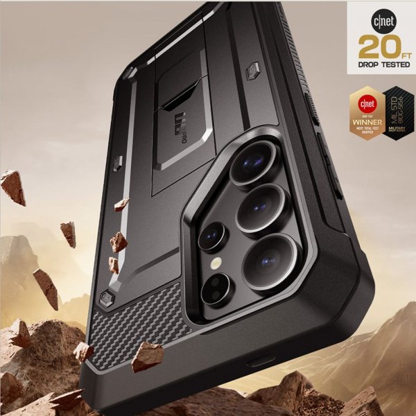 Supcase Samsung Galaxy S25 Ultra Kuori UB Pro Musta